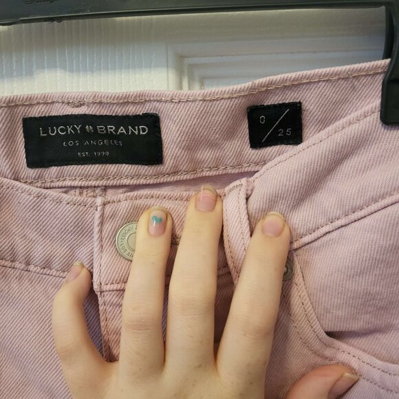 Lucky Brand Pink Jean Skirt - Picture 3 of 3